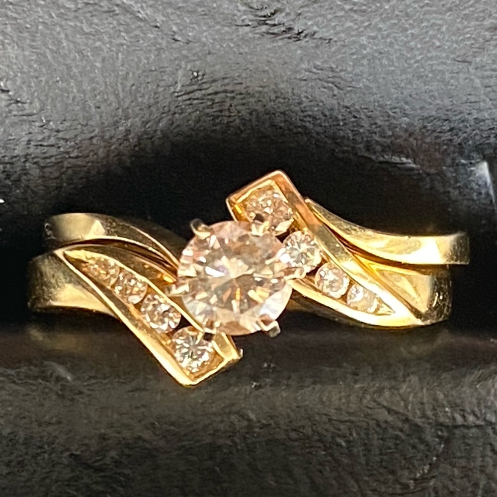 😇 Yellow Gold Wedding Set 😇